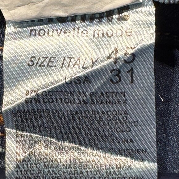 Machine Nouvelle Mode Flair Jeans with embroidered floral flowers SIZE 9 NEW - Picture 7 of 8